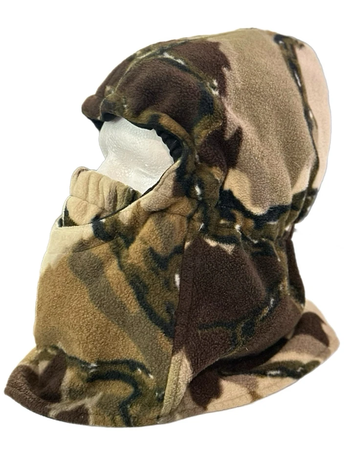 Fleece Camo Balaclava Men’s Winter Hunting Sport Fishing Outdoors  Mask Skiing - Image 2 of 4