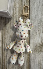 NEW IN BOX Baublebar Disney Minnie Mouse White Polka Dot Bag Charm