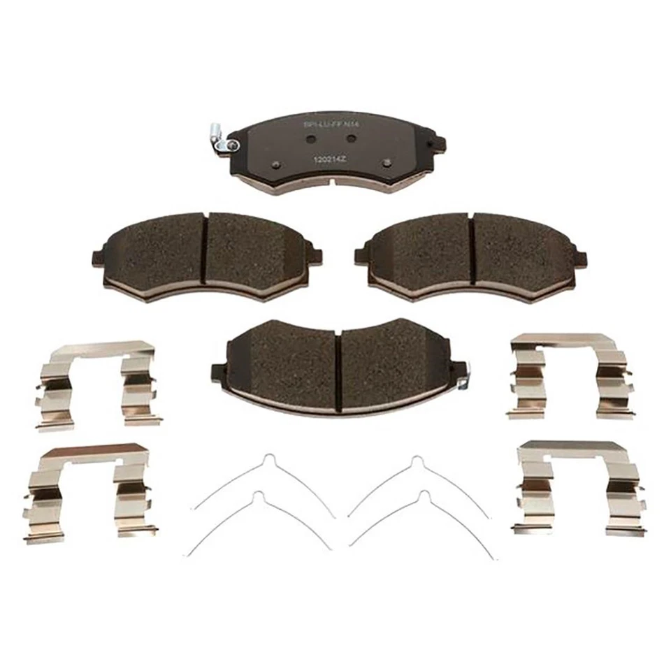 Kit dianteiro traseiro pastilhas de freio de cerâmica e sapatas de freio para 1999-2000 Hyundai Elantra - Imagem 3 de 4