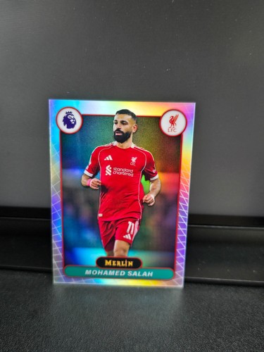 2025-26 Topps Chrome merlin premier league-refractor-Mohamed Salah