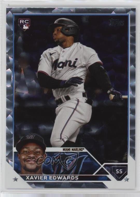 2023 Topps Update Silver Patterned Foil Xavier Edwards #US296 14dq