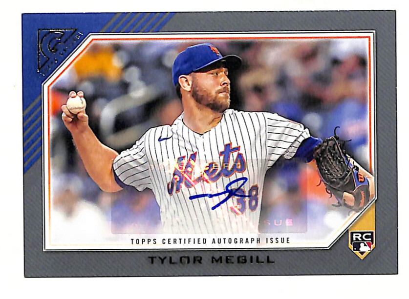 2022 Topps Gallery Tylor Megill Auto Autograph Rookie Card Mets | eBay