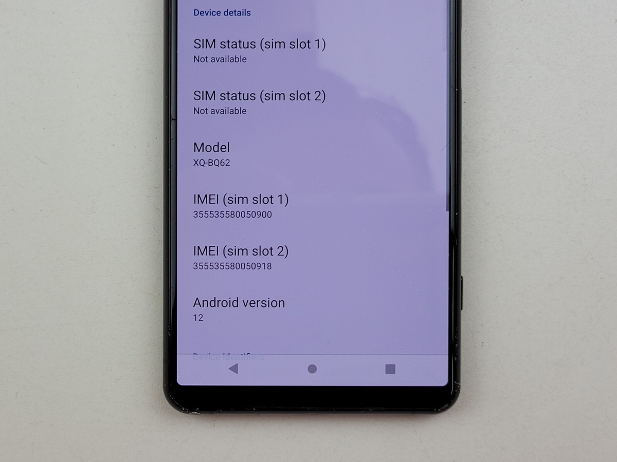 Sony Xperia 5 III (3) (XQ-BQ62) 128GB (Unlocked) Dual SIM Sony Xperia 5 III (3) (XQ-BQ62) 128GB (Unlocked) Dual SIM