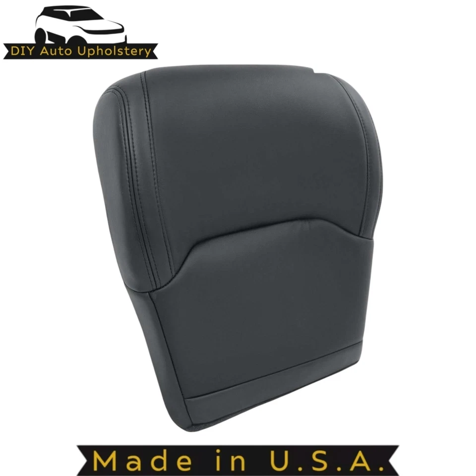 Cubierta de asiento inferior de cuero negra para conductor y pasajero Acura TL 1999-2003 Foto 3 de 4