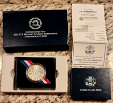 2002 U S Military Academy Bicent Commemorative Dollar $1 US Uncirculated OGP/COA