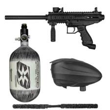 Tippmann Cronus Basic Contender Paintball Gun Kit w/ 68ci & Loader - Black