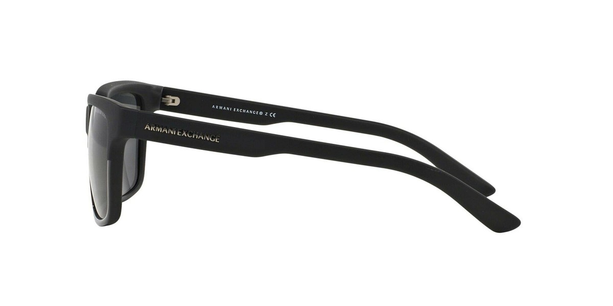 Ax Armani Intercambio Gafas de Sol Unisex Negro Lentes Inyectado Marco