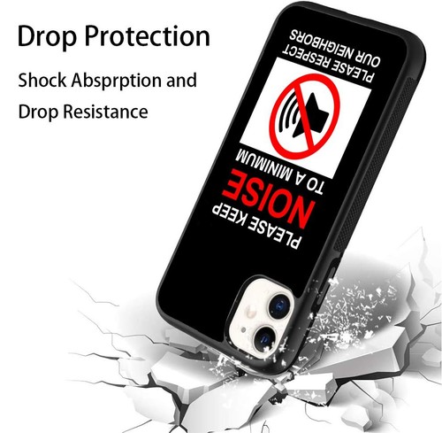 For iPhone SE XS XR Max 5 6 7 8 Plus Keep Quiet Not Noise Anti scratch Cover - Picture 24 of 25