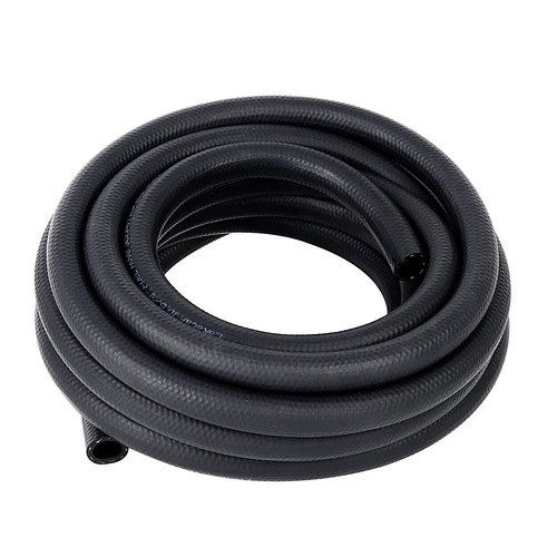 LokoCar ID'' 3/8''Rubber Hose 6AN Push Lock Fitting End 0° 45° 90° Degree Black - Picture 16 of 53