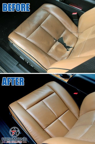 2000 Chevy Silverado 1500 2500 LT LS - Funda de asiento de cuero inferior del lado del conductor GRIS - Imagen 8 de 11