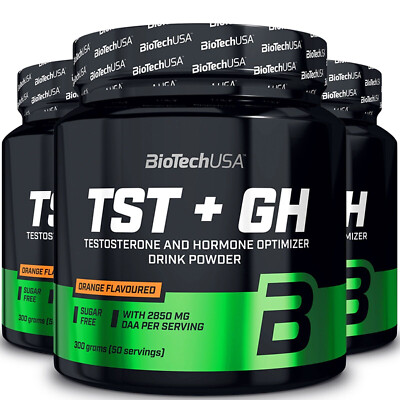 TST+GH PULVER 300g - BIOTECH - NEU Starker Testosteron-Booster - Muskelwachstum