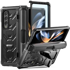 For Samsung Galaxy Z Fold4/Fold3/Fold5 Heavy Rugged Stand Case Screen Protector
