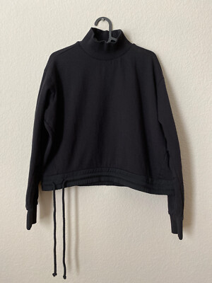 Thom Krom Relaxed Fit Mock Neck Sweatshirt XSmall NWOT