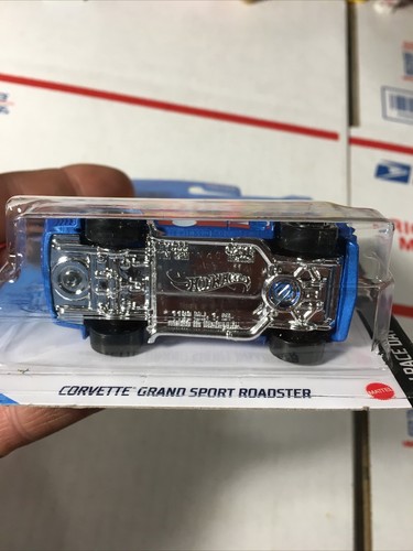 Hot Wheels 2021 Race Day CORVETTE GRAND SPORT ROADSTER blau (62) - Bild 6 von 7