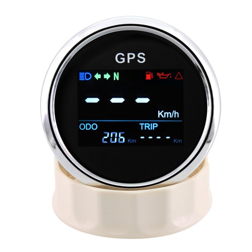 52mm Digital GPS Speedometer Odometer Gauge Waterproof for Motorcycle Car Truck - Picture 7 of 14
