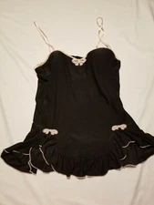 Vintage Studio Donatella L Gown "Baby Doll" Black