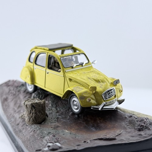 CITROEN 2CV MODEL CAR JAMES BOND FOR YOUR EYES ONLY FILM YELLOW 1:43 SCALE IXO K - Picture 7 of 18