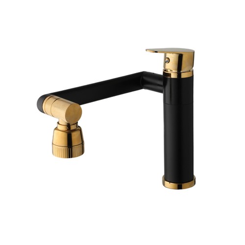 Rotatable Faucet Hot And Cold Household Kitchen Basin Faucet Wholes Deck Mounted - Picture 10 of 44