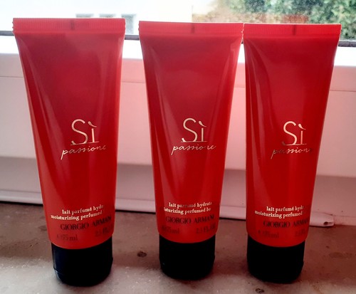 Giorgio Armani Si Passione - Perfumed Body Lotion - 3 x 75 ml