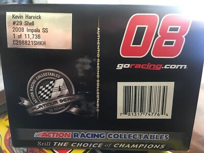 Kevin Harvick Signed LE #29 Pennzoil Platinum 2008 Impala SS 1:24