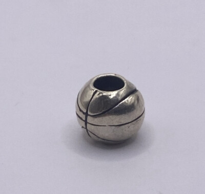 REFLEXIONSPERLEN STERLINGSILBER BASKETBALL PERLEN CHARM