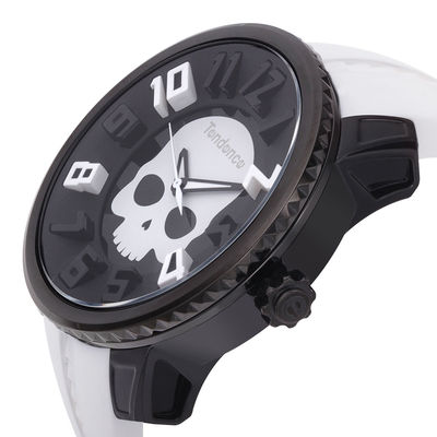 時計 TENDENCE Square Gulliver Tendence Gulliver Hydrogen Skull Watch MSRP $ 589.00