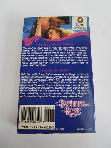 The Panther and the Rose by Mary Burkhardt (Paperback, 1994) Romance Novel - Picture 2 of 6