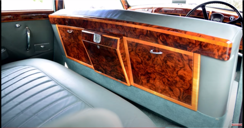 Vintage Original Car Salon Clock Jaguar Only wood panel MK 8/9 (58/59/60). - Picture 11 of 12