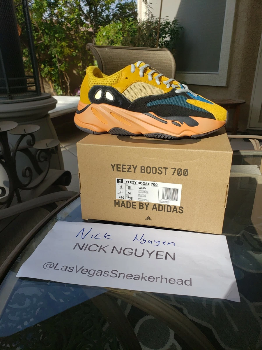 adidas gazelle silver green womens YEEZY Yeezy Boost 700 "Sun"  Stadium Goods