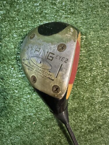 Ping Eye 2 Maple Laminate Black Dot 1 Wood Golf Club Driver Karsten Steel RH VTG