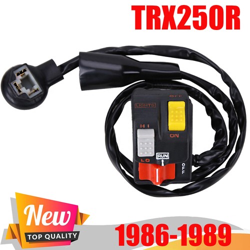 L/H Switch For Honda TRX250R TRX 250R Light/Start/KiLL 35200-HB9-772 1986-1989 - Picture 5 of 12