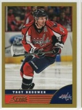 Troy Brouwer 13-14 Panini Score Hockey Gold #524 Washington Capitals