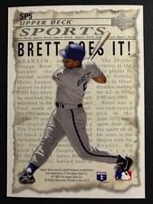 Robin Yount George Brett 1992 Upper Deck Baseball 3000 Hit Royals Brewers #SP5