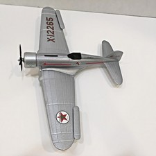 ERTL 1932 Northrop Gamma Diecast Texaco Plane Bank Silver 1994 Model B223