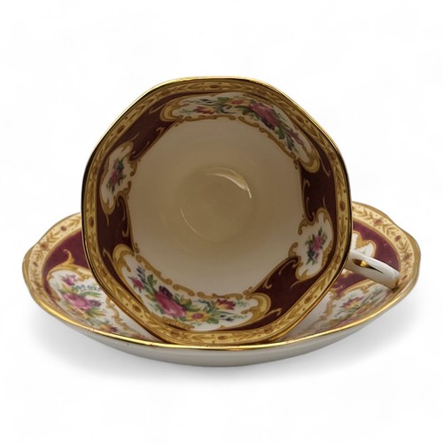 Royal Albert Lady Hamilton 1940’s Teacup and Saucer - Picture 3 of 9