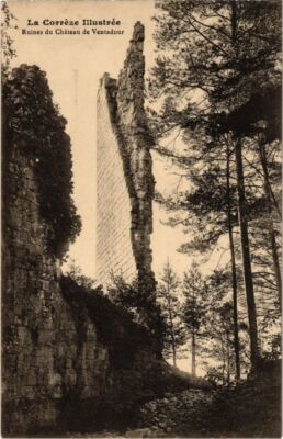 AK Ruinen des Schlosses von Ventadour (1039072)