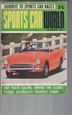 MOTOR MAGAZINE , SPORTS CAR WORLD , NOVEMBER 1960