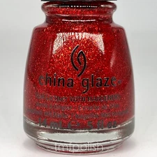 Brand New China Glaze Nail Polish - Ring in the Red - Full Size