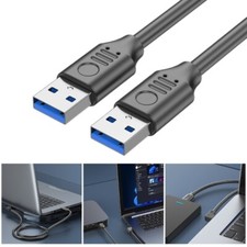 USB Male to Male Cable with Angled Connectors USB Male Extension Cable