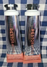 NEW! 2-Pack Restorative Hand Cream 1 oz Bath & Body Works SHIPS FREE!