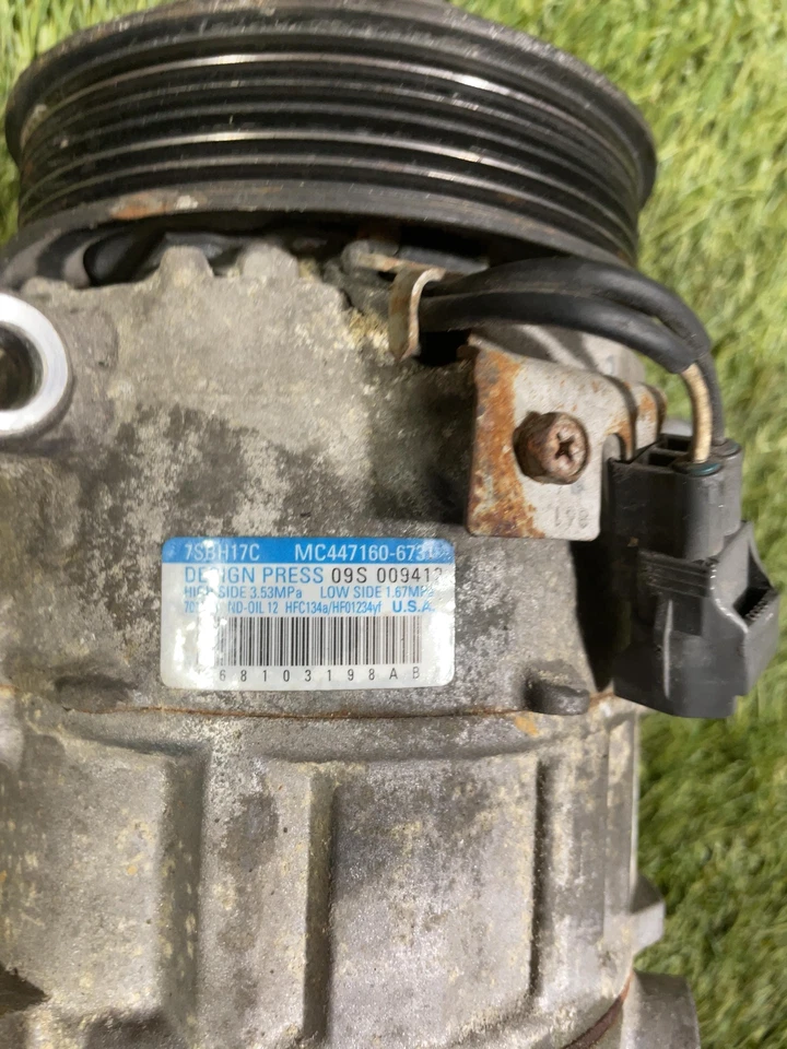 ✅ 2017 CHRYSLER 200 A/C COMPRESSOR PN: MC447160-6731 3.6l - Image 4 of 4