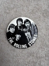 The Rolling Stones 1966 American Tour 3.5" Large Button