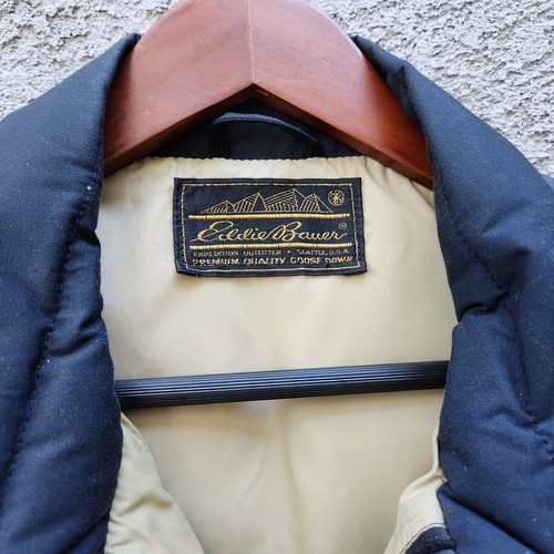 MEN's EDDY BAUER PREMIUM QUALITY GOOSE DOWN VEST - SEE MEASUREMENTS FOR SIZING - 第 3/9 張圖片