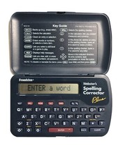 Franklin Websters Spelling Corrector Plus Model Number NCS-101 Dated 1994-1997