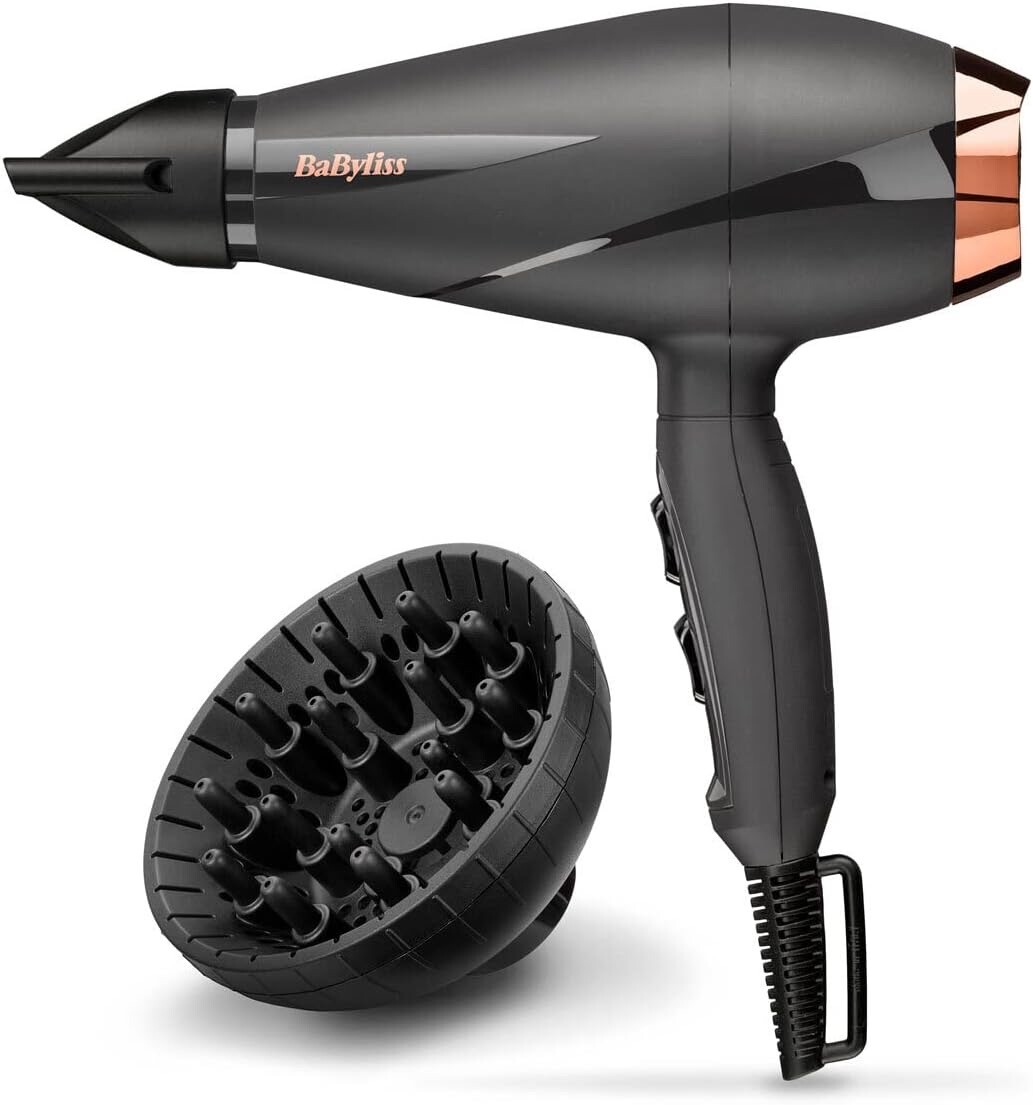 Babyliss Smooth Pro 2100W Professional Hair Dryer Diffuser & Concentrator, 6709U eBay