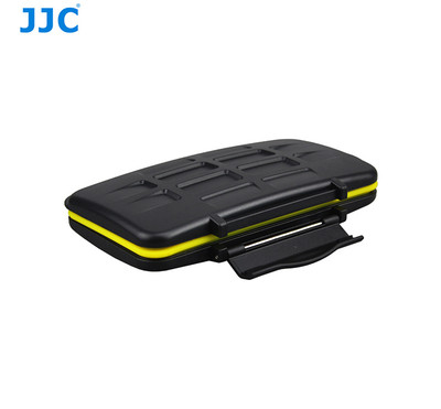 JJC MC-SDMSD24 Water-Resistant Memory Card Case for 12 SD + 12Micro SD Cards