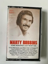 MARTY ROBBINS  Some Memories Just Won't Die  CASSETTE TAPE   TESTED