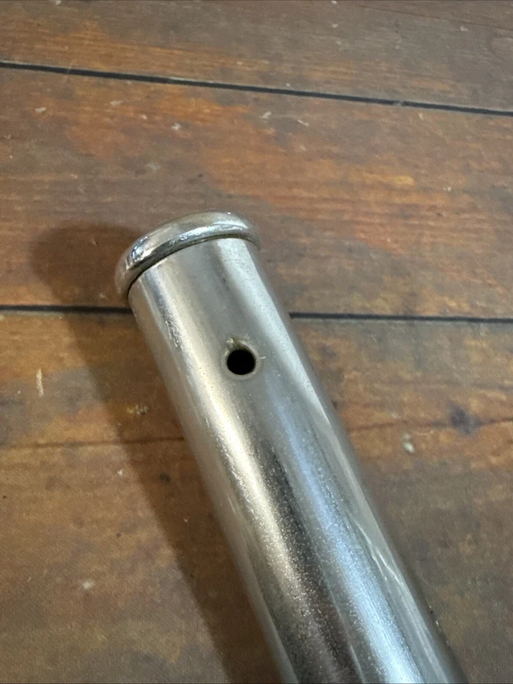 "Tubo 52 3/8"" Deagan Yamaha cromado sobre campana de orquesta de latón de 1,5"" de diámetro F#" Foto 2 de 4