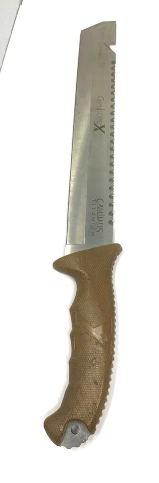 Cuchillo de hoja fija Camillus Titanium Carnivore X, 11,5"; Full Tang Foto 3 de 4