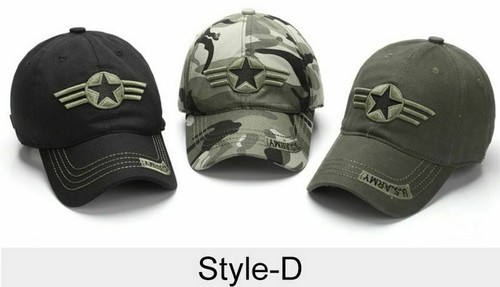 Cotton Baseball Cap For Men Casual U.S.Army Hat Ranger Swat Flag One Color - Picture 11 of 39